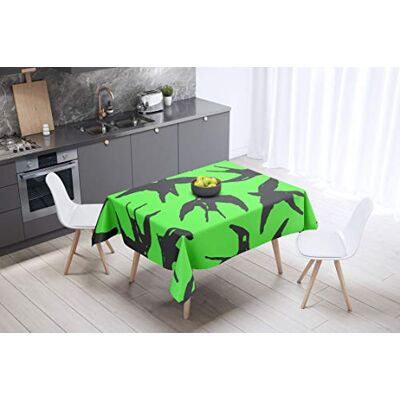 Bonamaison Dekoracja kuchenna, obrus, neonowy zielony dym, 140 x 140 cm – zaprojektowany i wyprodukowany w Turcji Bonamaison Dekoracja kuchenna, obrus, neonowy zielony dym, 140 x 140 cm – zaprojektowany i wyprodukowany w Turcji