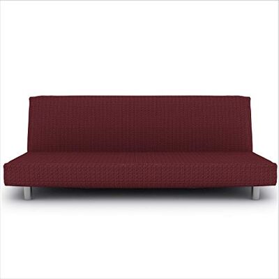 Eiffel Textile Eiffel tekstylny Nimes Click-Clack designerski pokrowiec na sofę 160 x 195 x 2 cm czerwony Eiffel Textile Eiffel tekstylny Nimes Click-Clack designerski pokrowiec na sofę 160 x 195 x 2 cm czerwony