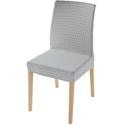 Italian Bed Linen Modny pokrowiec na krzesło z oparciem, nr 2 elastyczne pokrowce na krzesła jeden rozmiar, jasnoszary Italian Bed Linen Modny pokrowiec na krzesło z oparciem, nr 2 elastyczne pokrowce na krzesła jeden rozmiar, jasnoszary