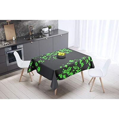 Bonamaison Dekoracja kuchenna, obrus, neonowy zielony dym, 140 x 140 cm – zaprojektowany i wyprodukowany w Turcji Bonamaison Dekoracja kuchenna, obrus, neonowy zielony dym, 140 x 140 cm – zaprojektowany i wyprodukowany w Turcji