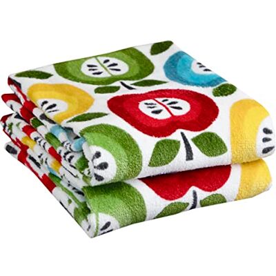 Tefal T-fal Textiles 94748 ręcznik kuchenny, bawełna, jabłka Tefal T-fal Textiles 94748 ręcznik kuchenny, bawełna, jabłka