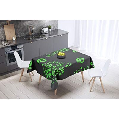 Bonamaison Dekoracja kuchenna, obrus, neonowy zielony dym, 140 x 140 cm – zaprojektowany i wyprodukowany w Turcji Bonamaison Dekoracja kuchenna, obrus, neonowy zielony dym, 140 x 140 cm – zaprojektowany i wyprodukowany w Turcji