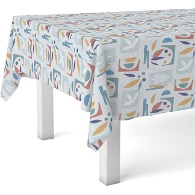 Martina Home Obrus Hule Segre Niebieski 200X140 CM Martina Home Obrus Hule Segre Niebieski 200X140 CM