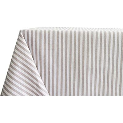 BIANCHERIAWEB Obrus do kuchni i salonu 50 x 150 cm wzór w sztyfcie beżowy wyprodukowany we Włoszech obrus stołowy w 100% z bawełny BIANCHERIAWEB Obrus do kuchni i salonu 50 x 150 cm wzór w sztyfcie beżowy wyprodukowany we Włoszech obrus stołowy w 100% z bawełny