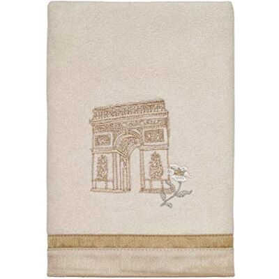 Avanti Linens Paris Botanique Collection, haftowany ręcznik do rąk, kość słoniowa Avanti Linens Paris Botanique Collection, haftowany ręcznik do rąk, kość słoniowa