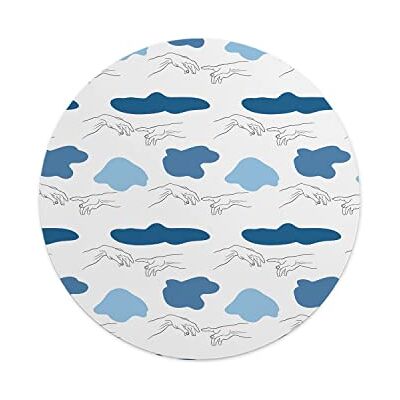 Questo Casa , Okrągły Drukowane Cyfrowo Podkładka Pod Mysz, Antypoślizgowa Podstawa, Średnica: 22 Cm Questo Casa , Okrągły Drukowane Cyfrowo Podkładka Pod Mysz, Antypoślizgowa Podstawa, Średnica: 22 Cm