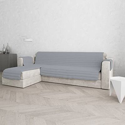 Italian Bed Linen Trendy Doubleface pokrowce na kanapę, szare, 240 cm Italian Bed Linen Trendy Doubleface pokrowce na kanapę, szare, 240 cm