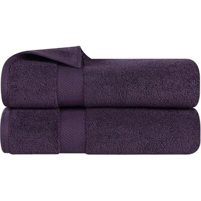 Superior Kolekcja 100% bawełna zero Twist super miękki i chłonny zestaw ręczników kąpielowych, nasiona winogron (zestaw 2) Superior Kolekcja 100% bawełna zero Twist super miękki i chłonny zestaw ręczników kąpielowych, nasiona winogron (zestaw 2)