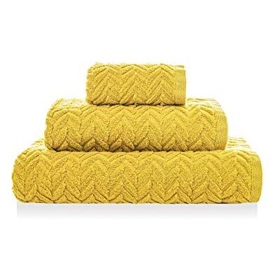 Sorema Ręcznik dla gości 30 x 50 cm żółty Chevron Sorema Ręcznik dla gości 30 x 50 cm żółty Chevron