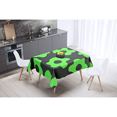 Bonamaison Dekoracja kuchenna, obrus, neonowy zielony opar, 140 x 140 cm zaprojektowany i wyprodukowany w Turcji Bonamaison Dekoracja kuchenna, obrus, neonowy zielony opar, 140 x 140 cm zaprojektowany i wyprodukowany w Turcji