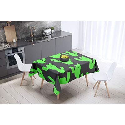 Bonamaison Dekoracja kuchenna, obrus, neonowy zielony dym, 140 x 140 cm – zaprojektowany i wyprodukowany w Turcji Bonamaison Dekoracja kuchenna, obrus, neonowy zielony dym, 140 x 140 cm – zaprojektowany i wyprodukowany w Turcji