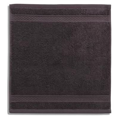 Möve Pure Luxury ręcznik do rąk 30 x 30 cm ze 100% egipskiej bawełny, grafitowy Möve Pure Luxury ręcznik do rąk 30 x 30 cm ze 100% egipskiej bawełny, grafitowy
