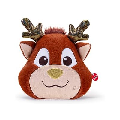 Trudi Renifer Xmas poduszka dekoracyjna poduszka do dekoracji zwierząt prezent urodzinowy 38 x 33 x 7 cm rozmiar M poduszki model 28099 Trudi Renifer Xmas poduszka dekoracyjna poduszka do dekoracji zwierząt prezent urodzinowy 38 x 33 x 7 cm rozmiar M poduszki model 28099