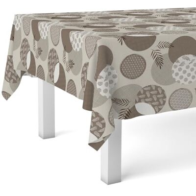 Martina Home Obrus ceratowy brązowy 250 x 140 cm Martina Home Obrus ceratowy brązowy 250 x 140 cm