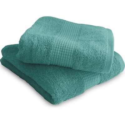 Le linge de Jules Zestaw 2 ręczników 50 x 90 cm 100% bawełna 450 GR/m2 Laguna Green Le linge de Jules Zestaw 2 ręczników 50 x 90 cm 100% bawełna 450 GR/m2 Laguna Green