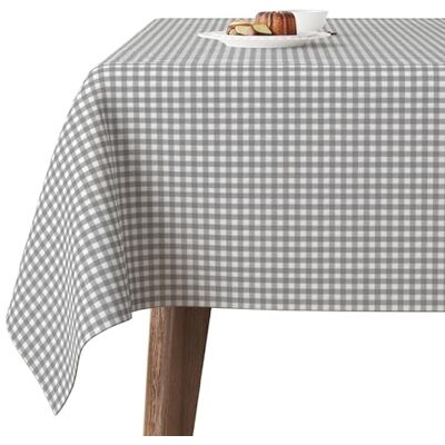Martina Home Obrus TEFLONOWANY Petit Vichy Jasny szary 100X140 CM Martina Home Obrus TEFLONOWANY Petit Vichy Jasny szary 100X140 CM