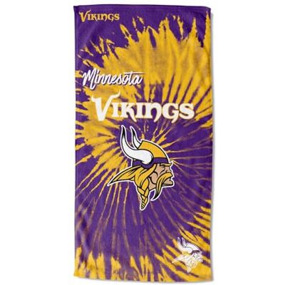720 Northwest The Company NFL Minnesota Vikings Ręcznik plażowy, 76 x 152 cm, psychodeliczny 720 Northwest The Company NFL Minnesota Vikings Ręcznik plażowy, 76 x 152 cm, psychodeliczny