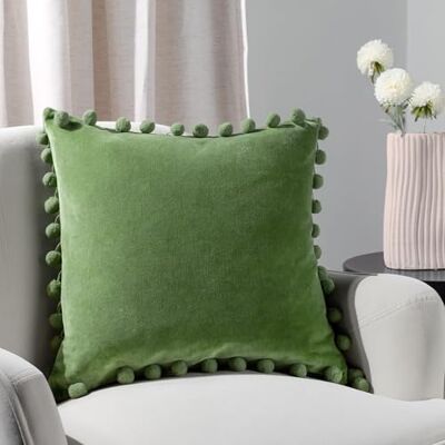 furn. Dora Velvet Pom Pom Feather Rich Wypełniona Poduszka furn. Dora Velvet Pom Pom Feather Rich Wypełniona Poduszka