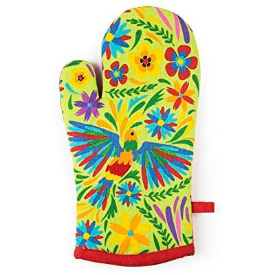 Excelsa Mexican Flowers rękawica do pieczenia, jeden rozmiar, podszewka 100% bawełna, wyściółka poliestrowa Excelsa Mexican Flowers rękawica do pieczenia, jeden rozmiar, podszewka 100% bawełna, wyściółka poliestrowa