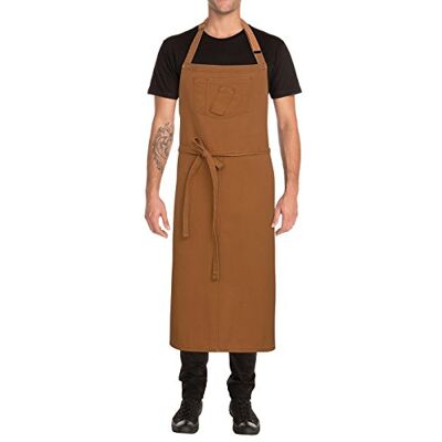 Chef Works Unisex Rockford Chefs Fartuch na szelkach, gałka muszkatołowa, jeden rozmiar Chef Works Unisex Rockford Chefs Fartuch na szelkach, gałka muszkatołowa, jeden rozmiar