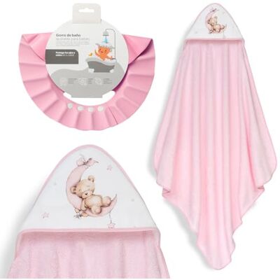 Interbaby Peleryna do kąpieli dla niemowląt + regulowana czapka 100% bawełniany ręcznik z kapturem unisex Miękki, szybkoschnący Idealny dla noworodków, niemowląt i małych dzieci Gwiazdy Interbaby Peleryna do kąpieli dla niemowląt + regulowana czapka 100% bawełniany ręcznik z kapturem unisex Miękki, szybkoschnący Idealny dla noworodków, niemowląt i małych dzieci Gwiazdy