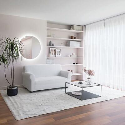 Italian Bed Linen POKRYWANIE BIELASTYCZNE PIĘKNE Białe 2 Miejsca Italian Bed Linen POKRYWANIE BIELASTYCZNE PIĘKNE Białe 2 Miejsca