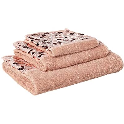 Popular Bath/Popular Home Popular Bath Zestaw ręczników Sinatra Blush, bawełna Popular Bath/Popular Home Popular Bath Zestaw ręczników Sinatra Blush, bawełna