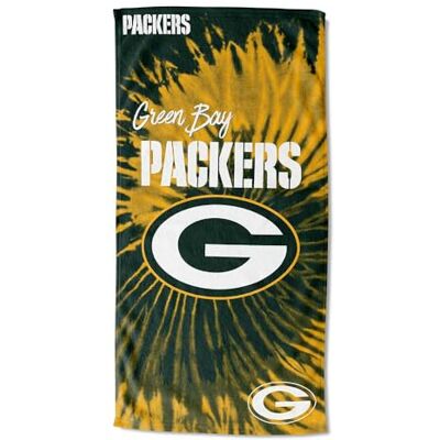 720 Northwest The Company NFL Green Bay Packers ręcznik plażowy, 76 cm x 152 cm, psychodeliczny 720 Northwest The Company NFL Green Bay Packers ręcznik plażowy, 76 cm x 152 cm, psychodeliczny