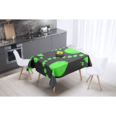 Bonamaison Dekoracja kuchenna, obrus, neonowy zielony opar, 140 x 140 cm zaprojektowany i wyprodukowany w Turcji Bonamaison Dekoracja kuchenna, obrus, neonowy zielony opar, 140 x 140 cm zaprojektowany i wyprodukowany w Turcji