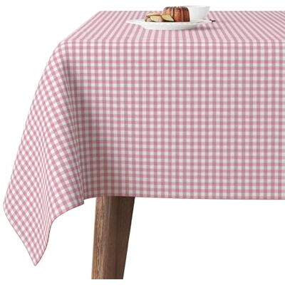 Martina Home Obrus TEFLONOWANY Petit Vichy Różowy 220X140 CM Martina Home Obrus TEFLONOWANY Petit Vichy Różowy 220X140 CM