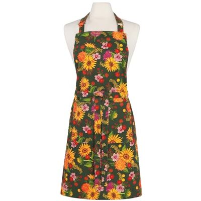 Now Designs Bawełniany fartuch szefa kuchni Sunflower Splendor, 71 x 81 cm Now Designs Bawełniany fartuch szefa kuchni Sunflower Splendor, 71 x 81 cm