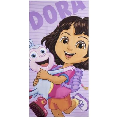 CERDÁ LIFE'S LITTLE MOMENTS Dora La Explorer ręcznik dziecięcy z mikrofibry do kąpieli i plaży ręcznik dziecięcy z mikrofibry z wzorem dla dzieci i codziennego użytku CERDÁ LIFE'S LITTLE MOMENTS Dora La Explorer ręcznik dziecięcy z mikrofibry do kąpieli i plaży ręcznik dziecięcy z mikrofibry z wzorem dla dzieci i codziennego użytku