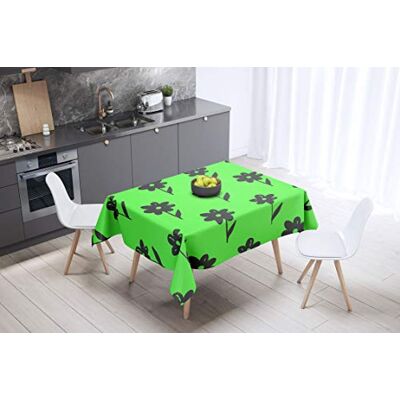 Bonamaison Dekoracja kuchenna, obrus, neonowy zielony opar, 140 x 140 cm zaprojektowany i wyprodukowany w Turcji Bonamaison Dekoracja kuchenna, obrus, neonowy zielony opar, 140 x 140 cm zaprojektowany i wyprodukowany w Turcji