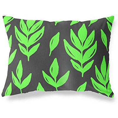 Bonamaison Poduszka ozdobna poszewka na poduszkę w kolorze neonowego zielonego dymu, miękka wygodna, do domu, samochodu, biura, salonu, sypialni, 35 x 50 cm – zaprojektowana i wyprodukowana w Turcji Bonamaison Poduszka ozdobna poszewka na poduszkę w kolorze neonowego zielonego dymu, miękka wygodna, do domu, samochodu, biura, salonu, sypialni, 35 x 50 cm – zaprojektowana i wyprodukowana w Turcji