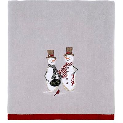 Avanti Linens Country Friends ręcznik kąpielowy, szary Avanti Linens Country Friends ręcznik kąpielowy, szary