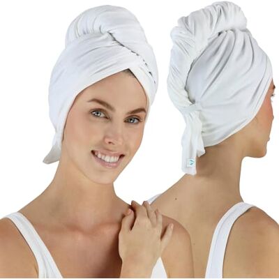 Hair RePear Ultimate T-Shirt Hair Towel (29 x 45 in) chłonny, promotes Healthy Bez ryzyka uszkodzenia lub puszenia się, bawełna premium Combed Cotton, Wrap, Plop Scrunch Straight, Wavy Curly Hair, Made in USA by Hair RePear Ultimate T-Shirt Hair Towel (29 x 45 in) chłonny, promotes Healthy Bez ryzyka uszkodzenia lub puszenia się, bawełna premium Combed Cotton, Wrap, Plop Scrunch Straight, Wavy Curly Hair, Made in USA by