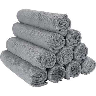 Arkwright LLC Arkwright Ręcznik na siłownię z mikrofibry – miękki, lekki, szybkoschnący, jakość hotelowa, 300 g/m², pochłaniający pot, idealny do treningu, jogi, spa, łazienki, 40 x 68,6 cm (12 sztuk), szary Arkwright LLC Arkwright Ręcznik na siłownię z mikrofibry – miękki, lekki, szybkoschnący, jakość hotelowa, 300 g/m², pochłaniający pot, idealny do treningu, jogi, spa, łazienki, 40 x 68,6 cm (12 sztuk), szary