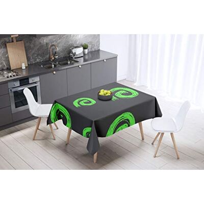 Bonamaison Dekoracja kuchenna, obrus, neonowy zielony opar, 140 x 140 cm zaprojektowany i wyprodukowany w Turcji Bonamaison Dekoracja kuchenna, obrus, neonowy zielony opar, 140 x 140 cm zaprojektowany i wyprodukowany w Turcji