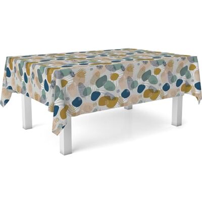 ECOMMERC3 Obrus ceratowy, wymiary 140 x 140, odstraszający plamy, obrus ceratowy, kolor tormów, zielony, 100% Made in Spain NIE przenika płynów ECOMMERC3 Obrus ceratowy, wymiary 140 x 140, odstraszający plamy, obrus ceratowy, kolor tormów, zielony, 100% Made in Spain NIE przenika płynów