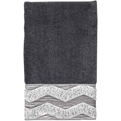 Avanti Linens Chevron Galaxy Collection ręcznik do rąk, granit Avanti Linens Chevron Galaxy Collection ręcznik do rąk, granit