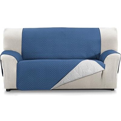 Martina Home Pokrowce SOFA Milano 4-osobowe XL Szary/Niebieski Martina Home Pokrowce SOFA Milano 4-osobowe XL Szary/Niebieski