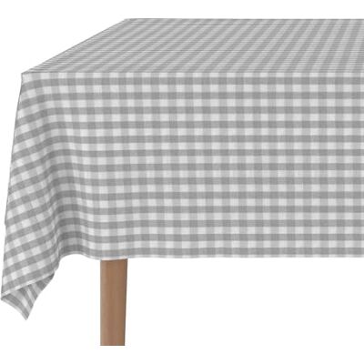 Martina Home Obrus TEFLONOWANY Vichy Jasny szary 300X140 CM Martina Home Obrus TEFLONOWANY Vichy Jasny szary 300X140 CM