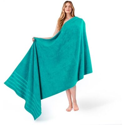 American Soft Linen Duży ręcznik kąpielowy Jumbo ze 100% tureckiej prawdziwej bawełny, 35 x 70 cm, luksusowe ręczniki premium do łazienki, maksymalna miękkość i chłonne ręczniki kąpielowe – turkusowy American Soft Linen Duży ręcznik kąpielowy Jumbo ze 100% tureckiej prawdziwej bawełny, 35 x 70 cm, luksusowe ręczniki premium do łazienki, maksymalna miękkość i chłonne ręczniki kąpielowe – turkusowy