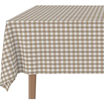 Martina Home Obrus TEFLONOWANY Vichy Taupe 250X140 CM Martina Home Obrus TEFLONOWANY Vichy Taupe 250X140 CM