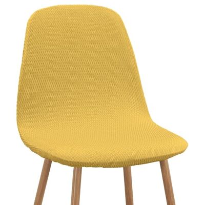 Martina Home Tunezja Nordic Elastyczny pokrowiec na krzesło Pack 6 Dore Martina Home Tunezja Nordic Elastyczny pokrowiec na krzesło Pack 6 Dore