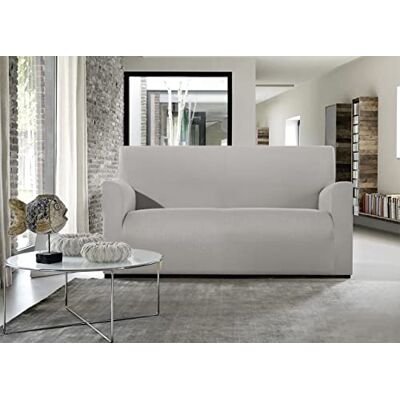 BIANCHERIAWEB Magic Sofa 2 Miejsca Elastyczny ręcznik rozkładany jednolity kolor szary, pasuje do sofy 130 do 160 cm z głębokością siedziska 65 cm, pokrowiec na sofę przeciwdeszczową i przeciwwłosową BIANCHERIAWEB Magic Sofa 2 Miejsca Elastyczny ręcznik rozkładany jednolity kolor szary, pasuje do sofy 130 do 160 cm z głębokością siedziska 65 cm, pokrowiec na sofę przeciwdeszczową i przeciwwłosową