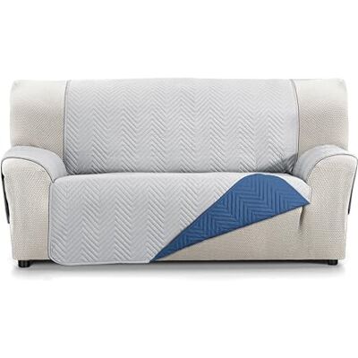 Martina Home Pokrowce SOFA Milano 3-osobowy Szary/Niebieski Martina Home Pokrowce SOFA Milano 3-osobowy Szary/Niebieski