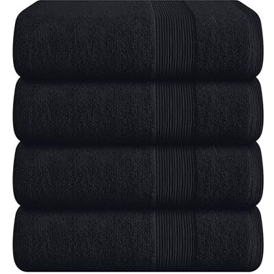 BELIZZI HOME Elvana Home Zestaw ręczników kąpielowych 27 x 54 cm, 100% bawełna typu ring-spun, ultramiękkie, bardzo chłonne, można prać w pralce, jakość hotelowa spa, ręczniki kąpielowe do łazienki, 4 ręczniki BELIZZI HOME Elvana Home Zestaw ręczników kąpielowych 27 x 54 cm, 100% bawełna typu ring-spun, ultramiękkie, bardzo chłonne, można prać w pralce, jakość hotelowa spa, ręczniki kąpielowe do łazienki, 4 ręczniki