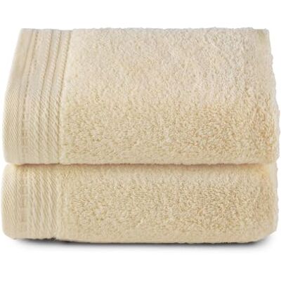 Top Towel Premium Duże ręczniki kąpielowe Ręczniki kąpielowe 2 ręczniki 50 x 100 cm 100% bawełna 600 gramów Naturalny Top Towel Premium Duże ręczniki kąpielowe Ręczniki kąpielowe 2 ręczniki 50 x 100 cm 100% bawełna 600 gramów Naturalny