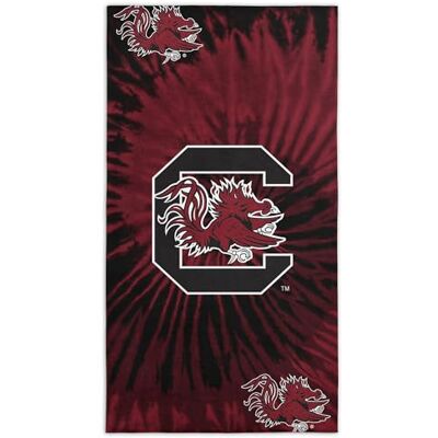 Northwest NCAA South Carolina Fighting Gamecocks ręcznik plażowy uniseks dla dorosłych, 76 cm x 152 cm, psychodeliczny Northwest NCAA South Carolina Fighting Gamecocks ręcznik plażowy uniseks dla dorosłych, 76 cm x 152 cm, psychodeliczny